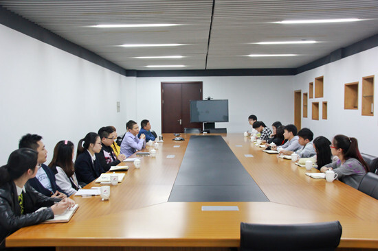 寧波九隆國貿(mào)來我集團(tuán)參觀交流